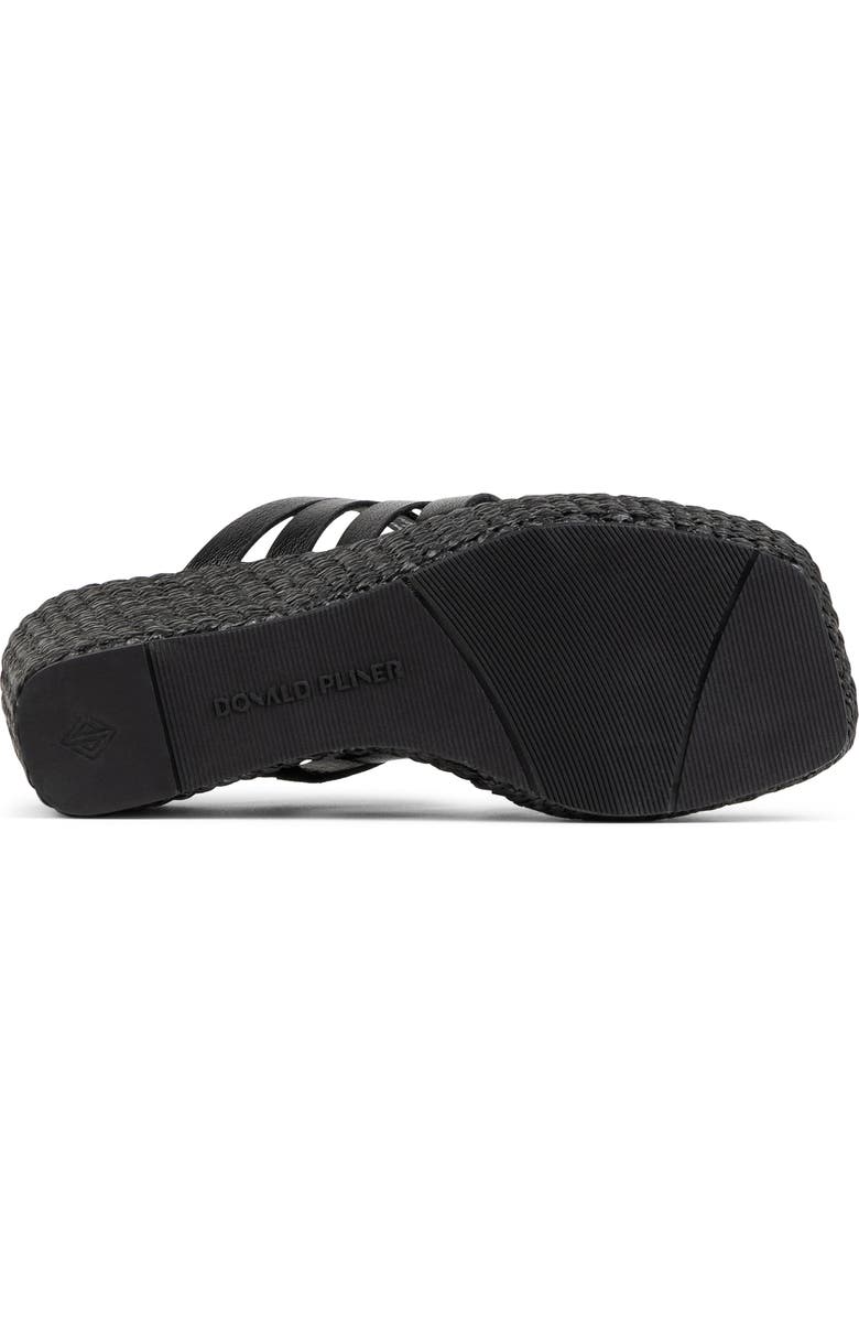 Donald Pliner Annamaria Platform Wedge Slide Sandal, Alternate, color, Black