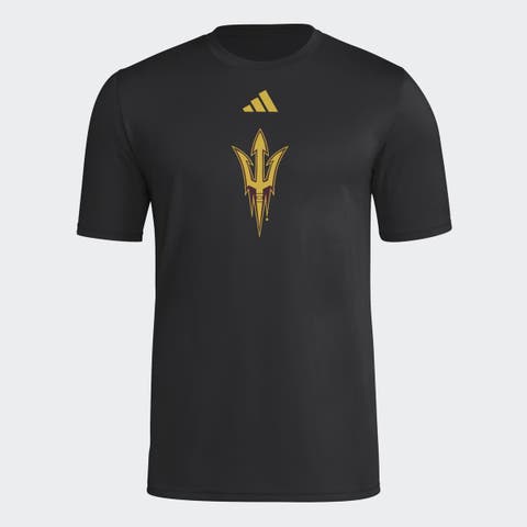 Men's adidas  Black Arizona State Sun Devils 2026 Locker Logo Pre-Game T-Shirt