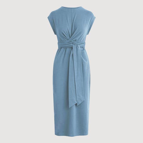 Fei Tie-Front Organic Cotton Dress