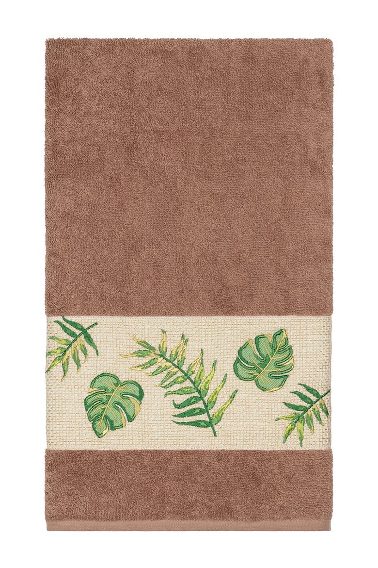 Zoe Embellished Bath Towel - Latte, Main, color, LATTE