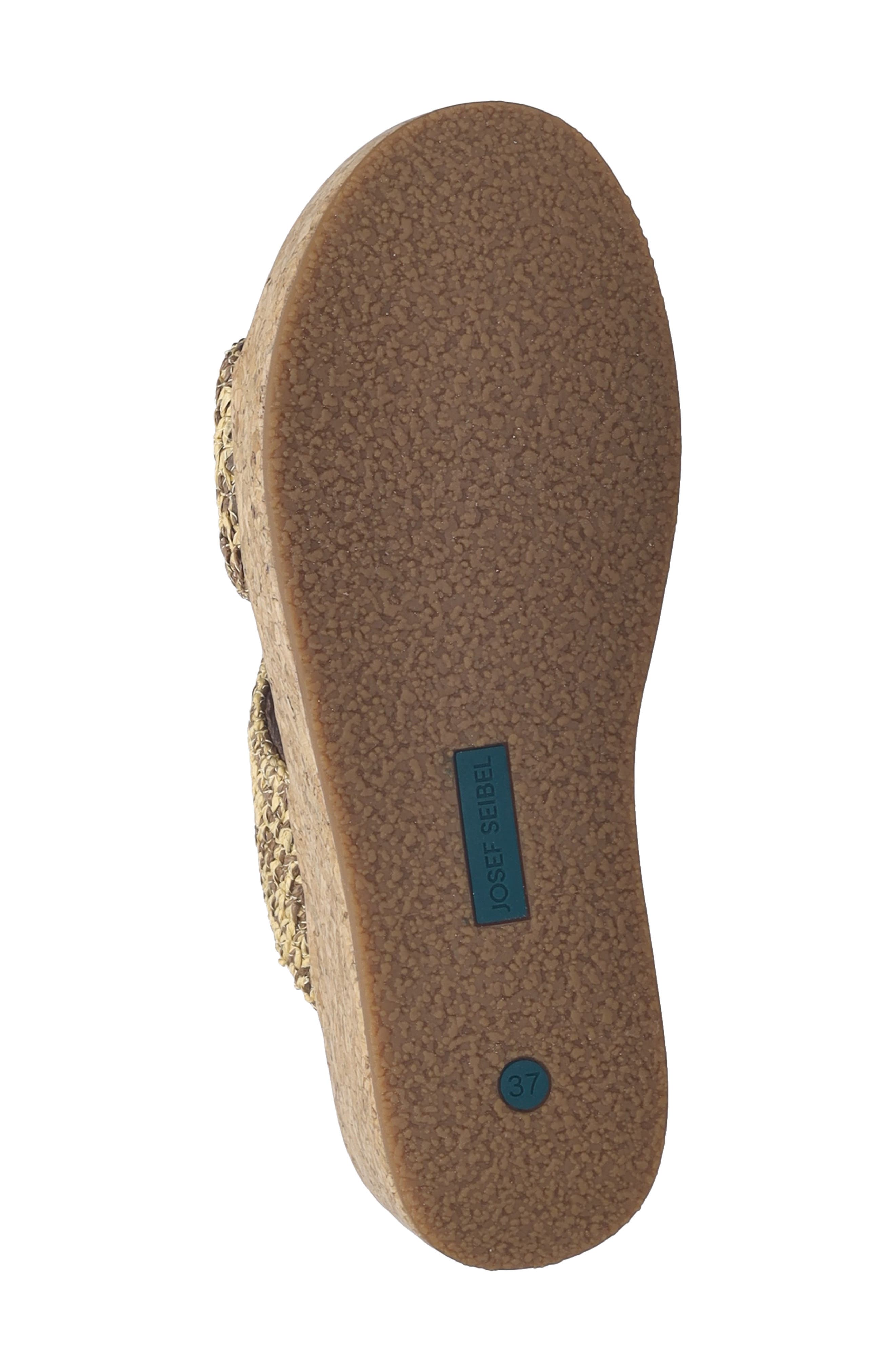Josef Seibel Evita 02 Platform Wedge Slide Sandal, Alternate, color, 