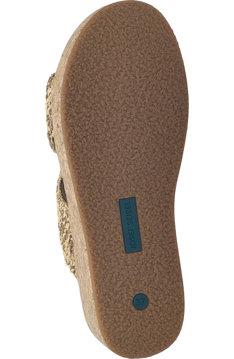 Josef Seibel Evita 02 Platform Wedge Slide Sandal, Alternate, color,