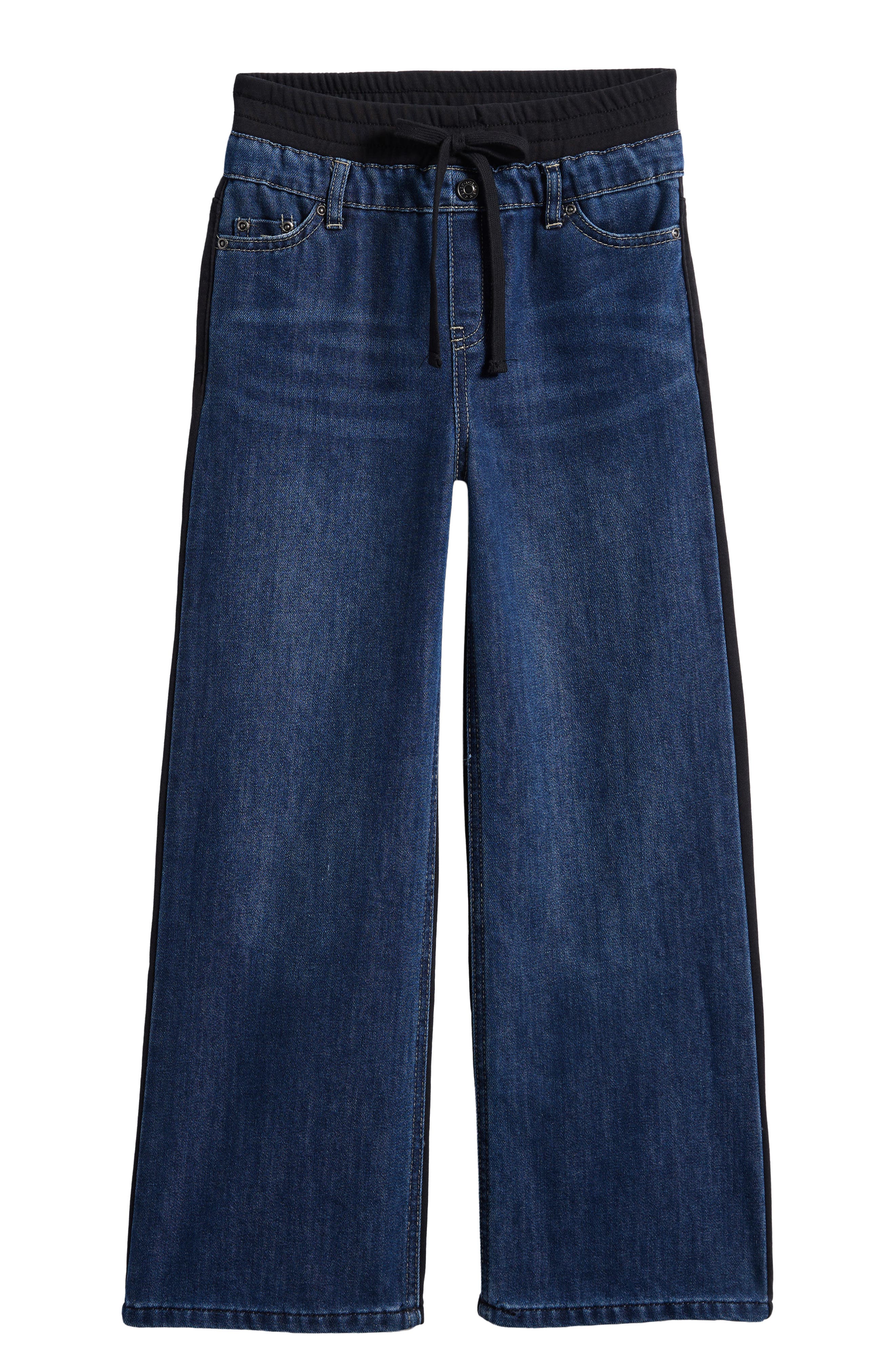 Tractr Kids' Mixed Media Jeans