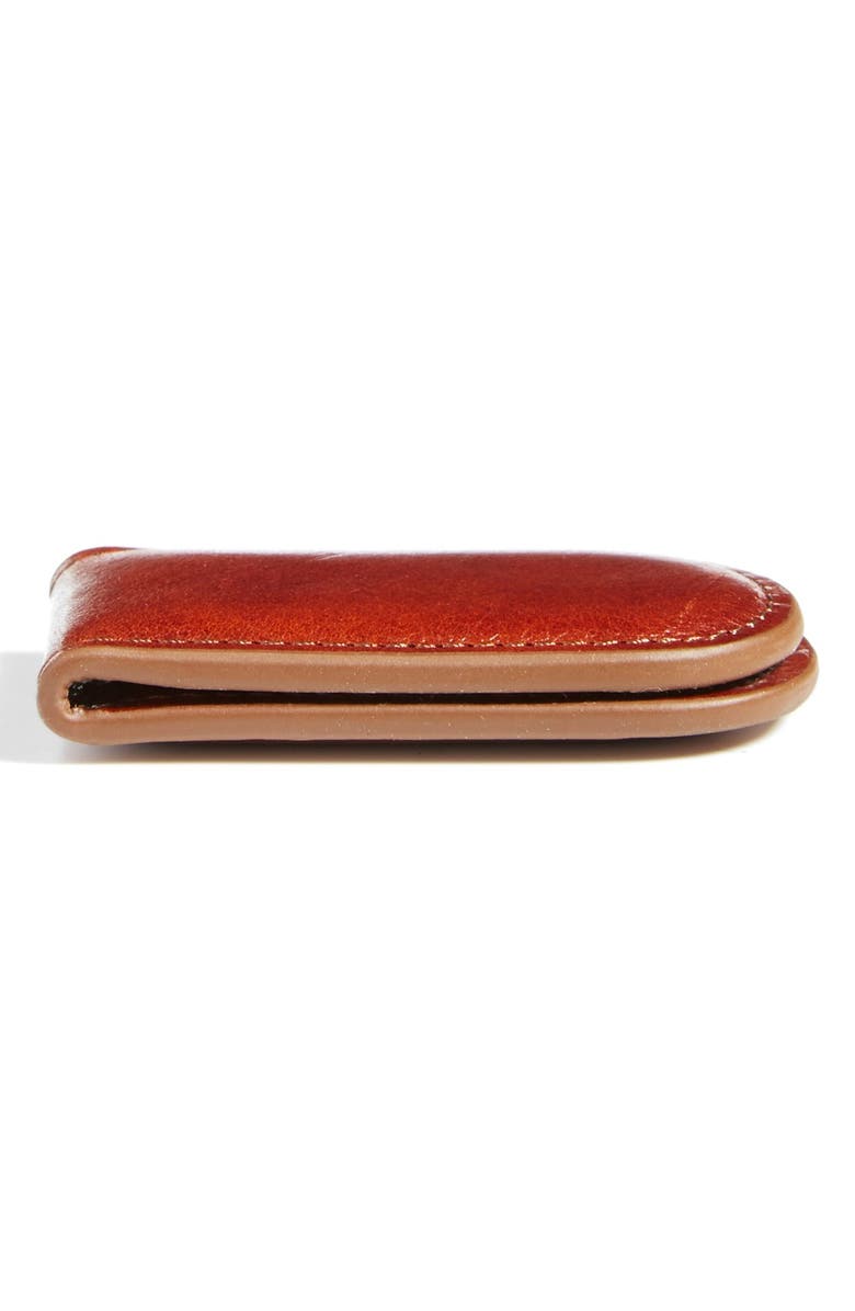 Bosca Leather Money Clip, Alternate, color, 