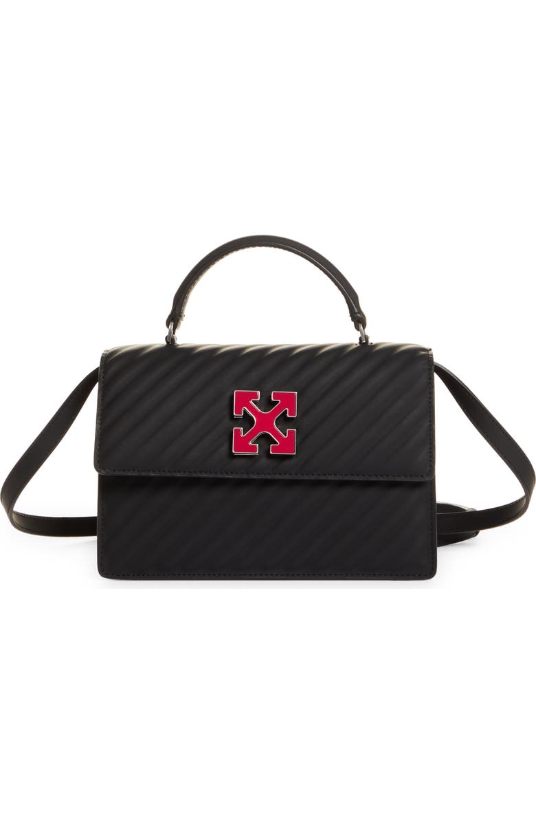 Off-White Jitney 2.0 Leather Shoulder Bag, Main, color,