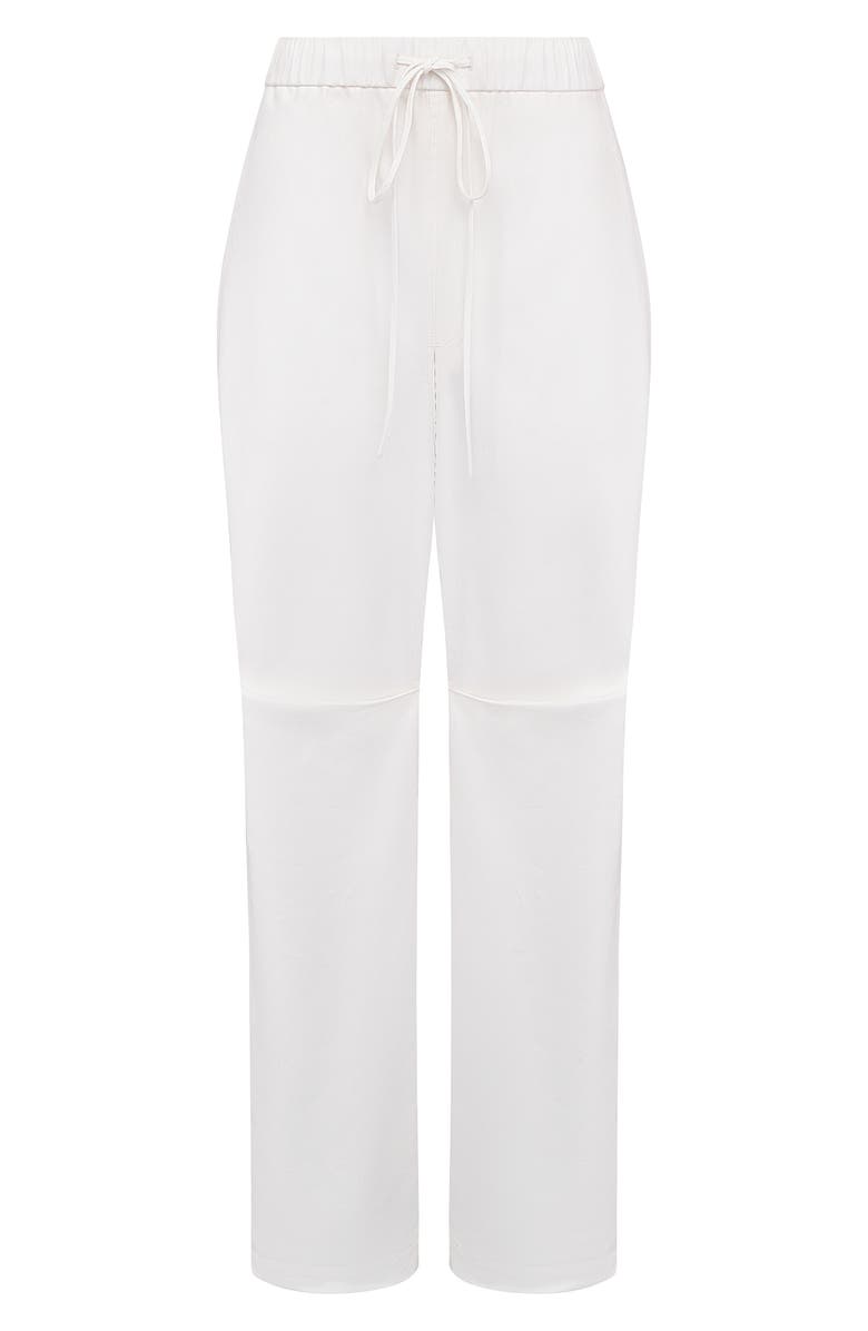 HOUSE OF CB Luna Drawstring Pants, Alternate, color, White