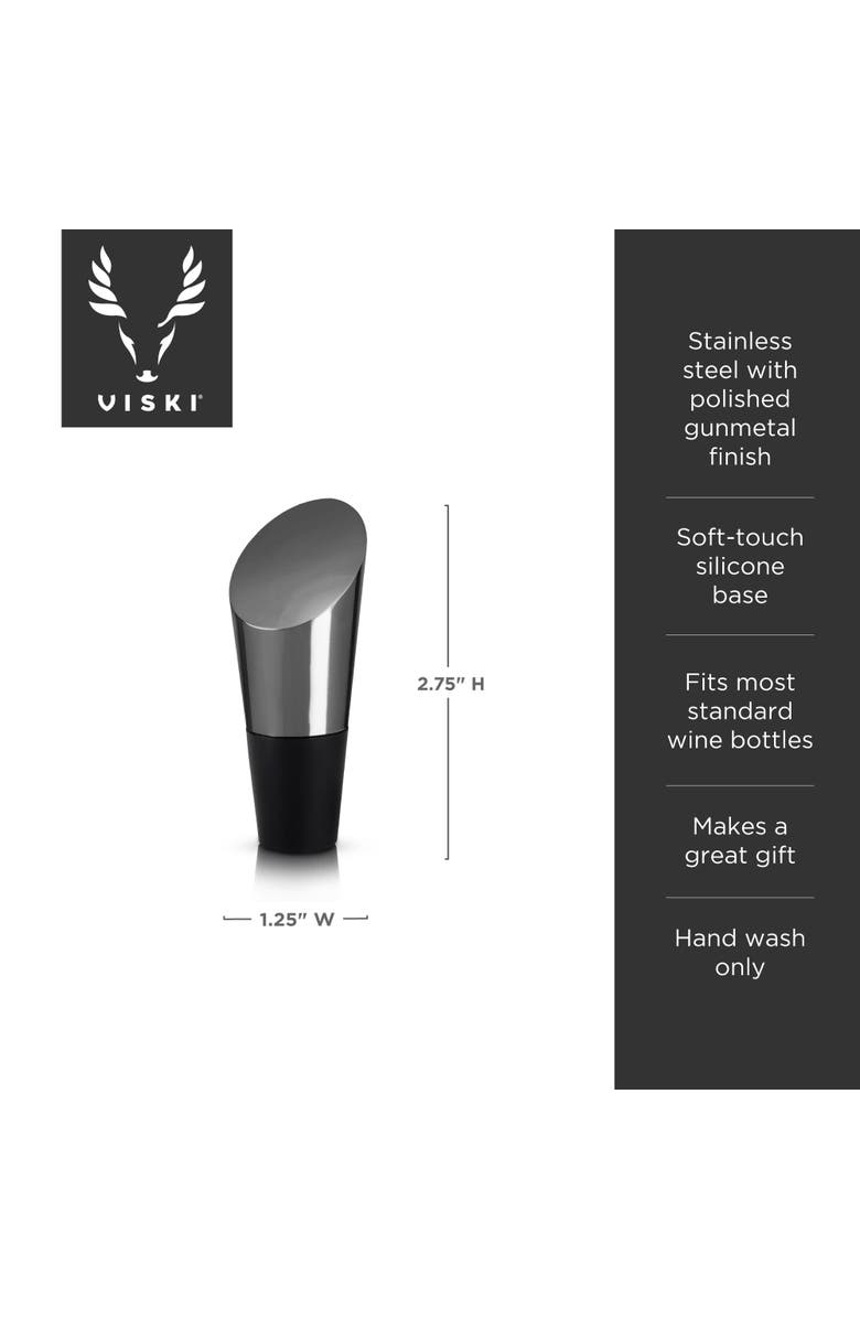 Viski Heavyweight Bottle Stopper, Alternate, color,