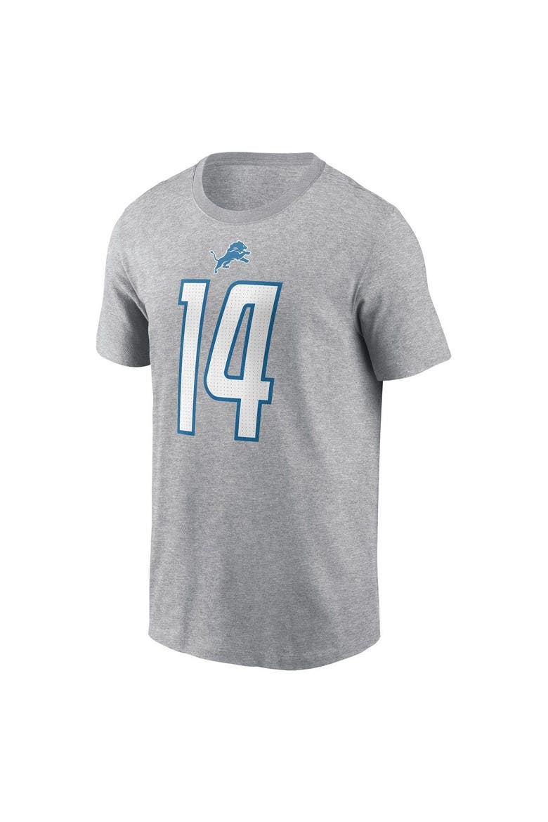 Men's Nike Amon-Ra St. Brown  Gray Detroit Lions  Player Name & Number T-Shirt, Alternate, color, Gray