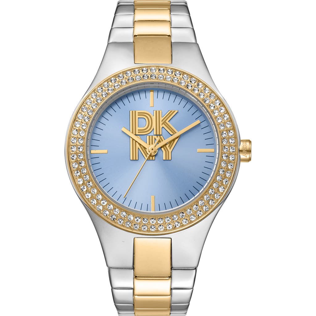 Dkny 316o Bracelet Watch In 2 Tone Ss/g