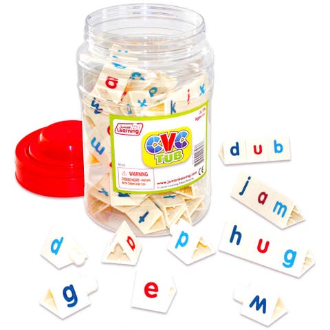 Cvc Triblocks Tub, 90 Blocks, Phonemic Awareness, Pre K1