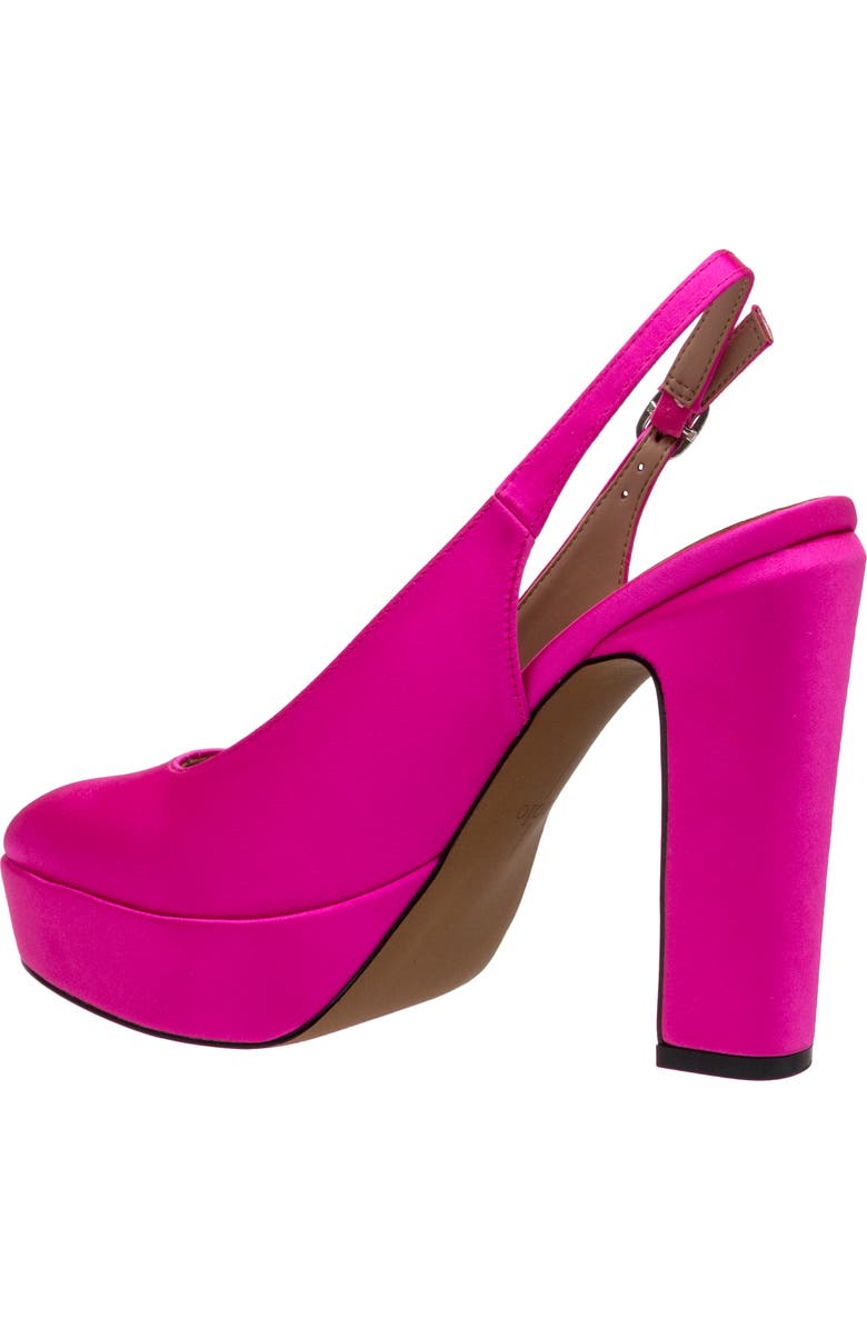 Linea Paolo Ivie Slingback Platform Pump, Alternate, color, Pink