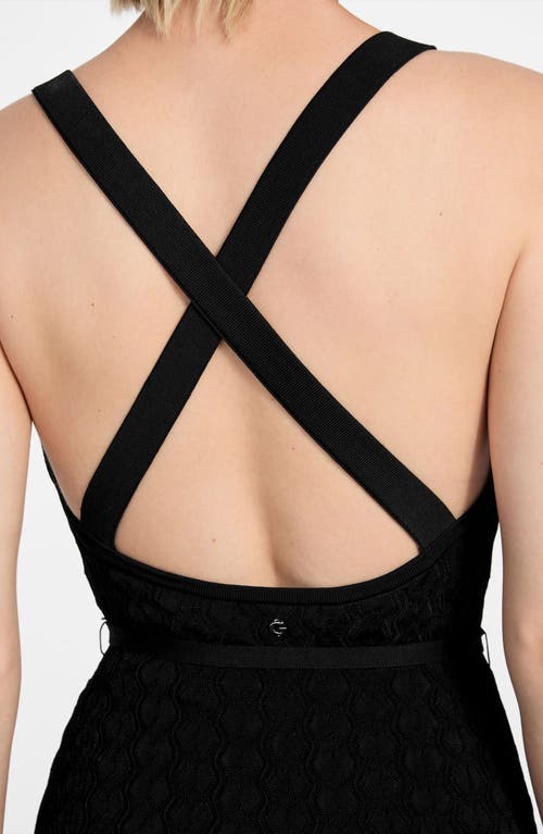 Guess Silvie Sleeveless Minidress In Black