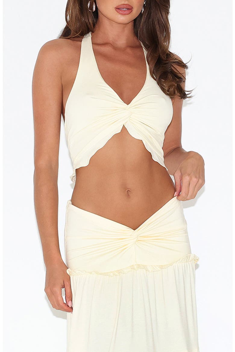 Katya Crop Halter Top, Main, color, WHITE