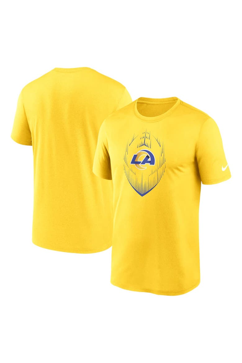 Men's Nike Gold Los Angeles Rams Primetime Legend Icon Performance T-Shirt, Main, color, Gold