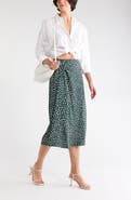 NORDSTROM RACK Twist Detail Midi Skirt