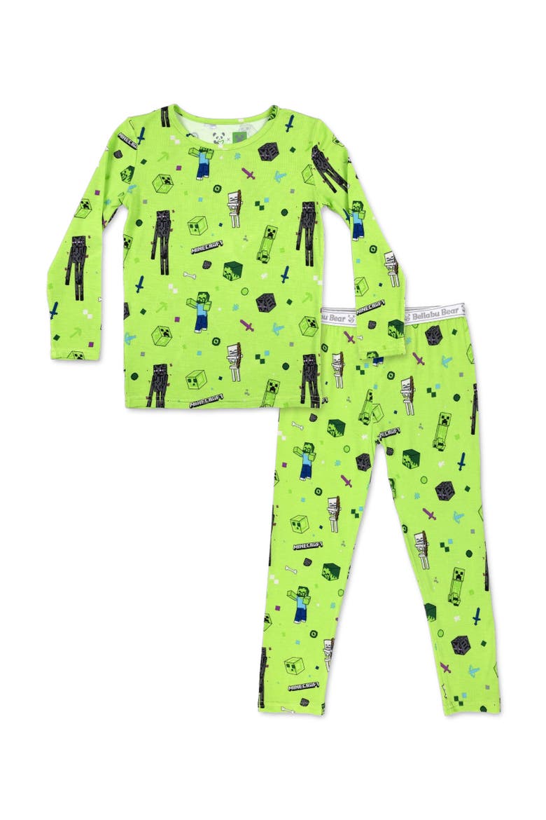 Kids' Minecraft Mob Squad Set of 2 Piece Pajamas, Main, color, Minecraft Mob Squad