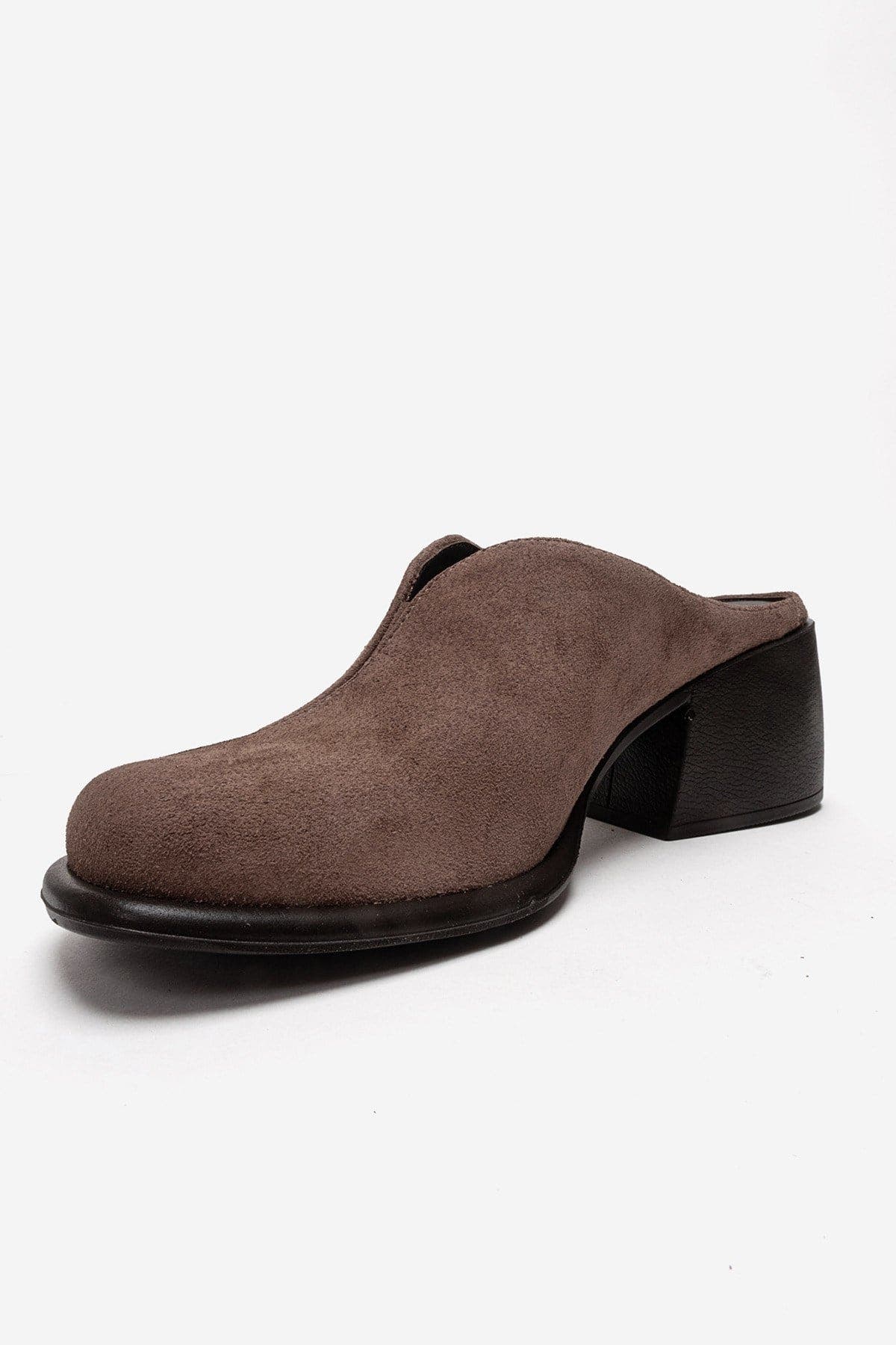 Ardent Leather Block Heel Mule, Alternate, color, Mink Suede