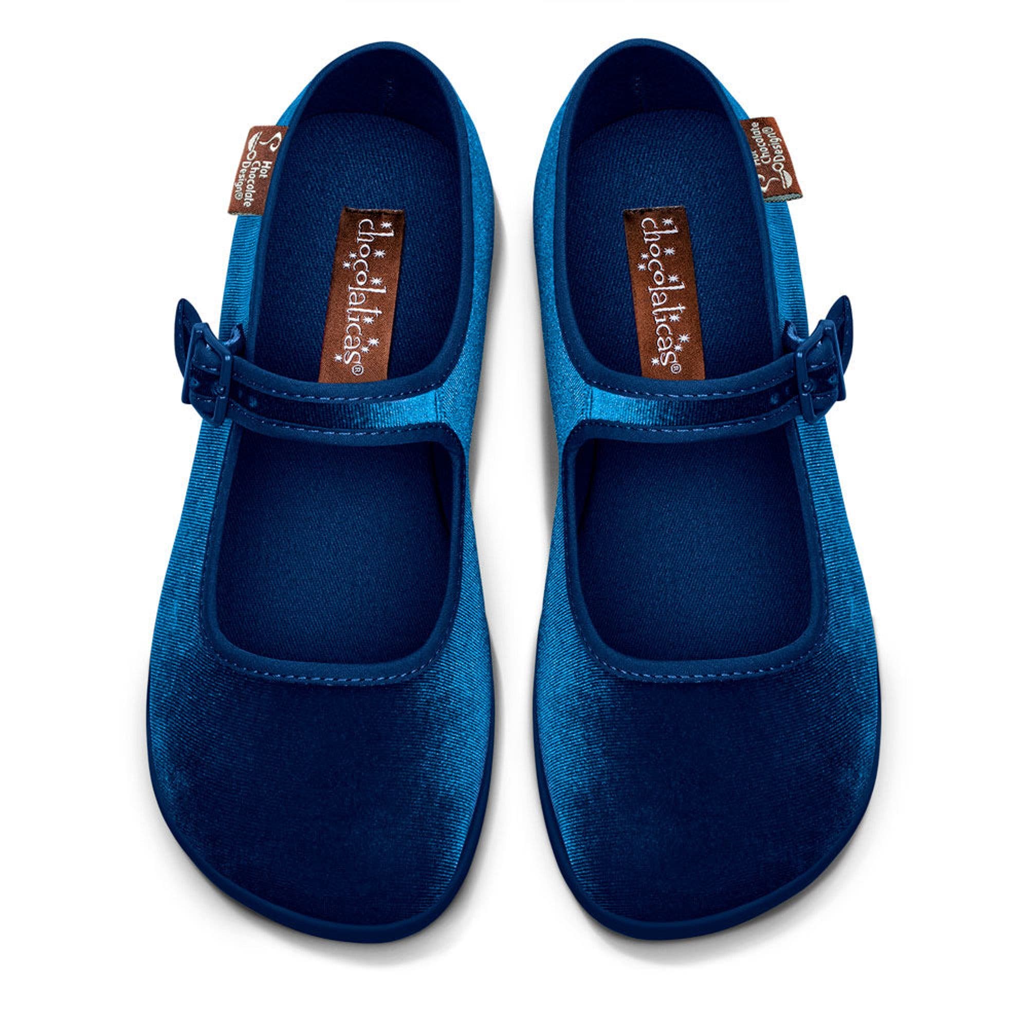 Hot Chocolate Design Curacao Women's Mary Jane Flats, Main, color, Curacao Blue