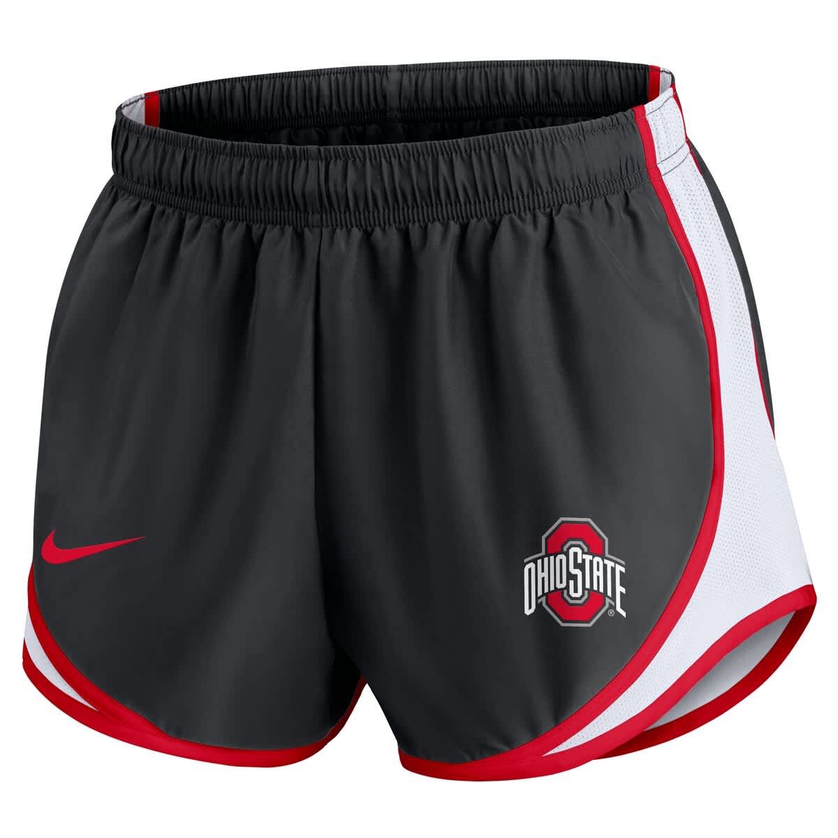 Women's Nike Black Ohio State Buckeyes Spring Break Tempo Performance Shorts - image 2