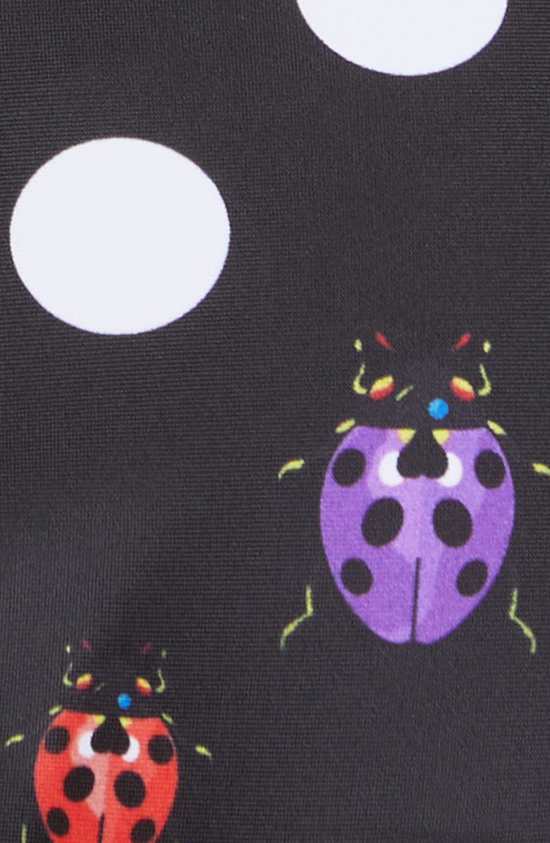 Versace x Dua Lipa Butterfly Print Triangle Bikini Top, Alternate, color, 