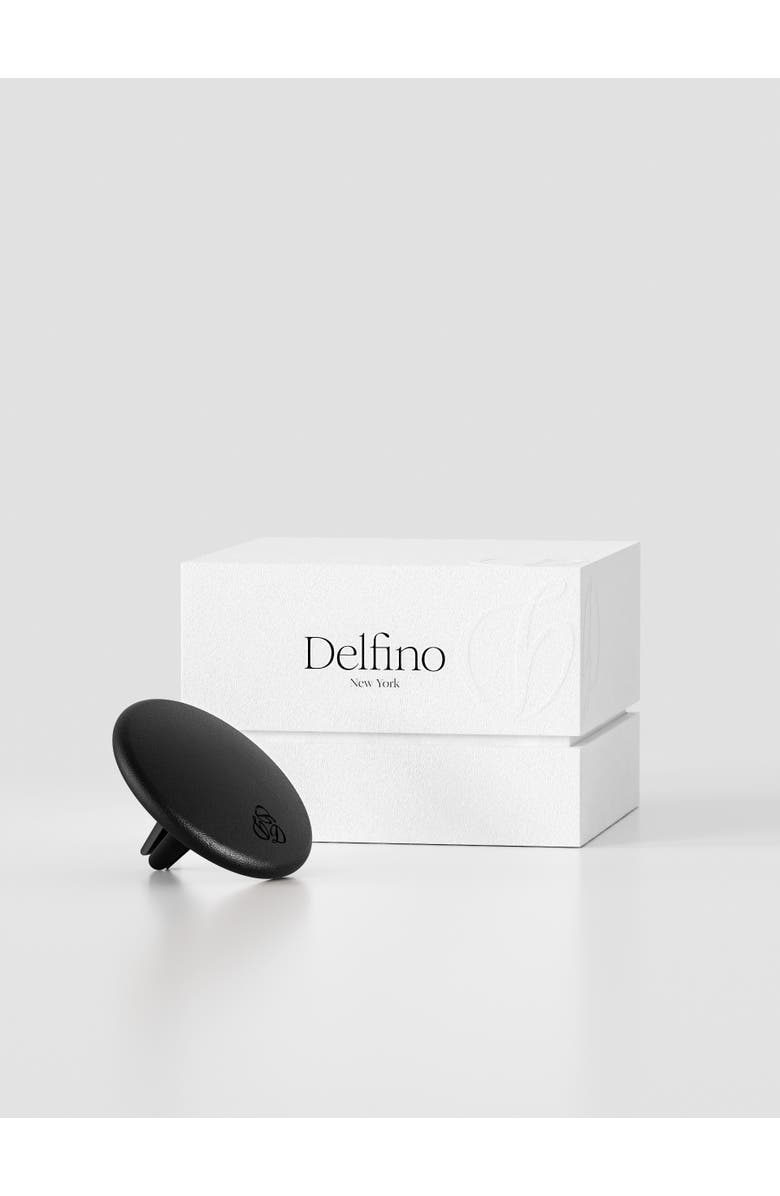 Delfino Oud Black Lambskin Car Diffuser and Insert, Alternate, color, Regular