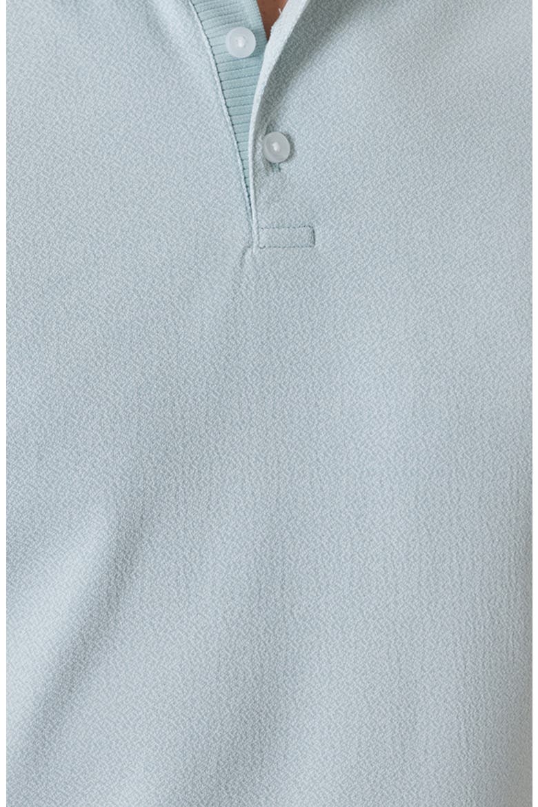 Rib Collar Polo, Alternate, color, AQUA HAZE