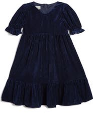 Pippa & Julie Kids' Maureen Velvet Dress & Bloomers