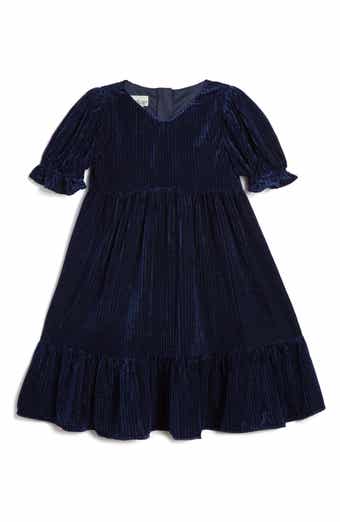 Pippa & Julie Kids' Maureen Velvet Dress & Bloomers
