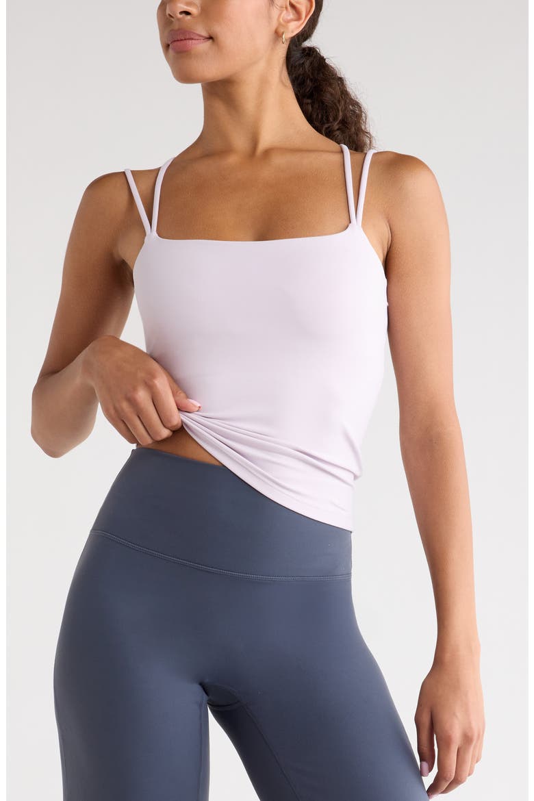 Zen Strappy Camisole, Main, color, PURPLE HUSH
