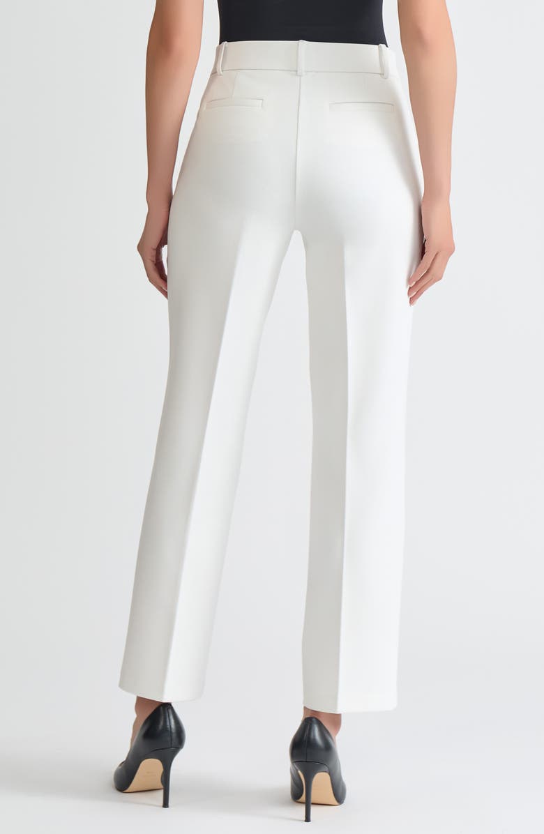 KASPER Fuax Fly Pull-On Pants, Alternate, color, Vanilla Ice