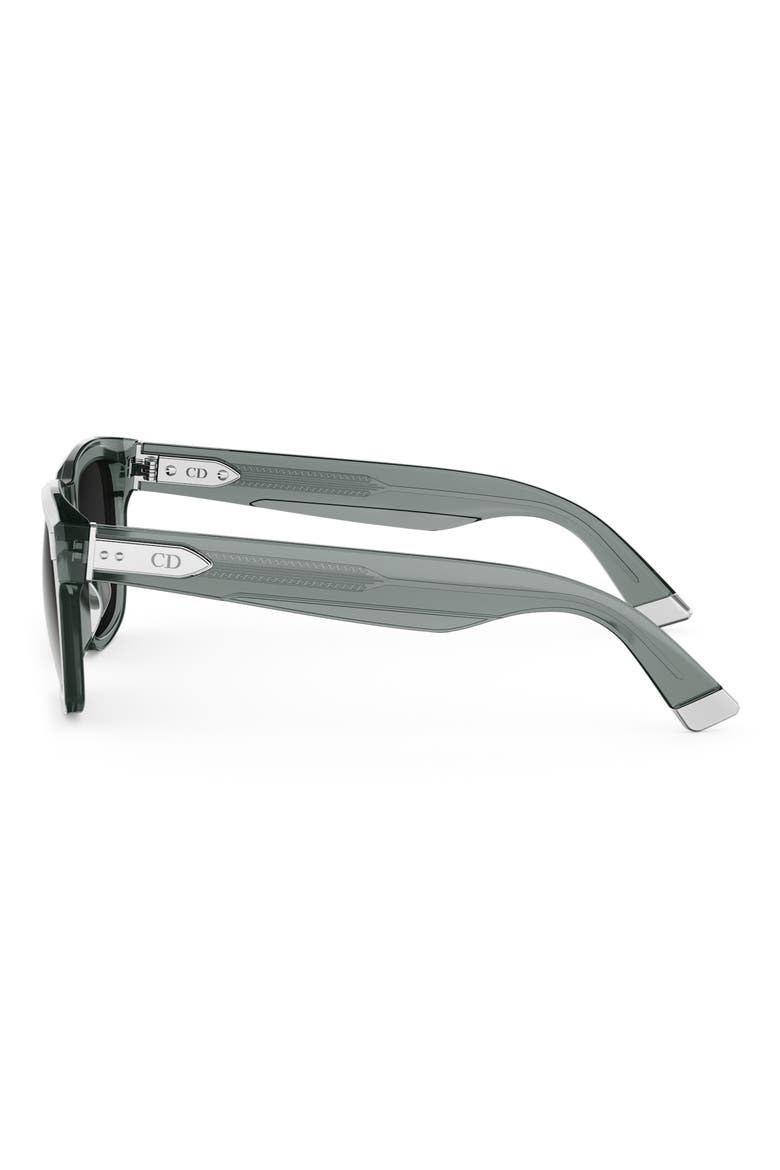 'DiorTailoring S1I 57mm Geometric Sunglasses, Alternate, color, GREY/ OTHER / SMOKE MIRROR
