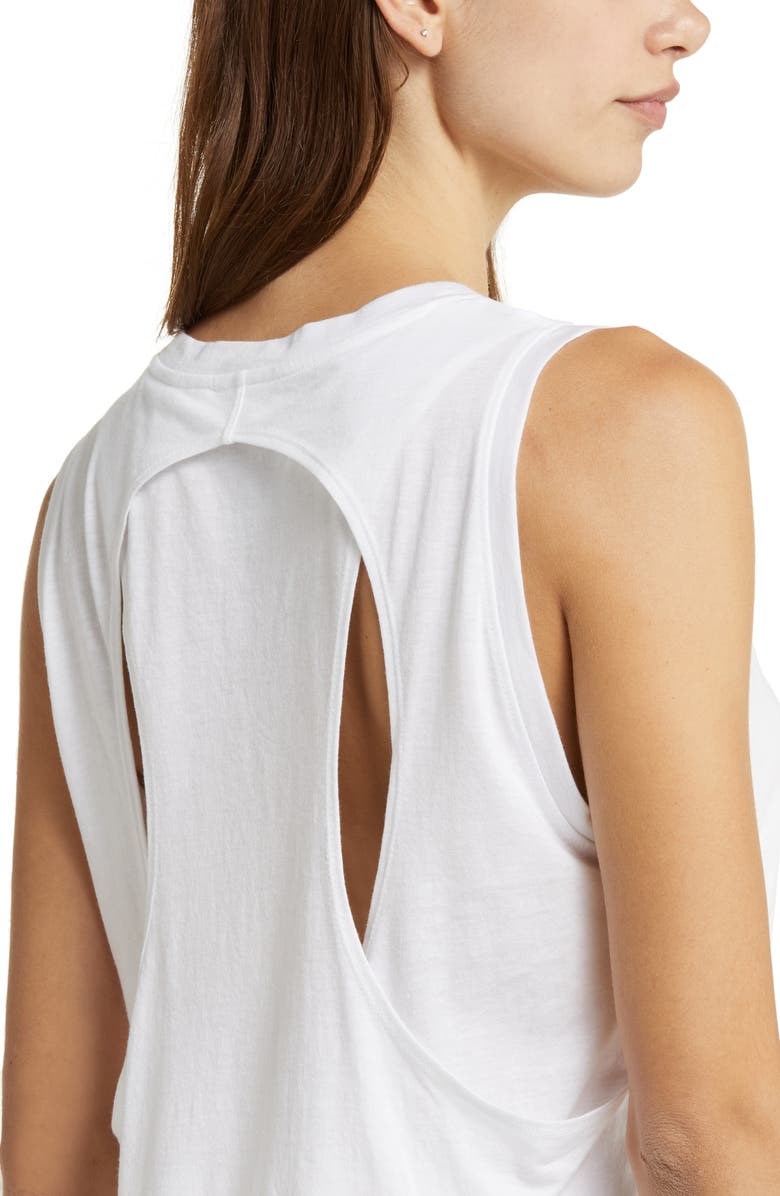Zella Layered Back Tank, Alternate, color, 