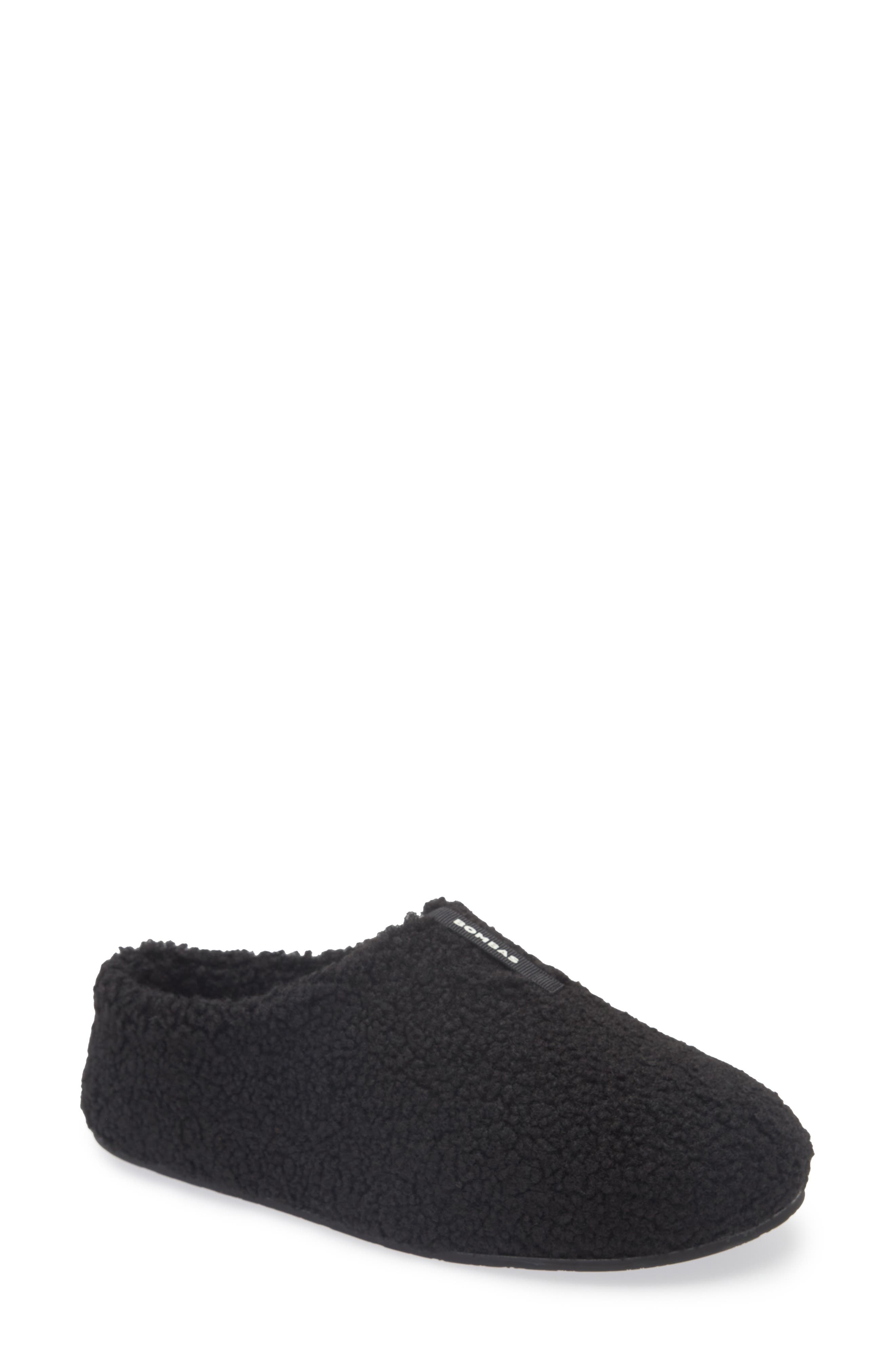 Bombas Sunday Faux Fur Slipper, Main, color, 