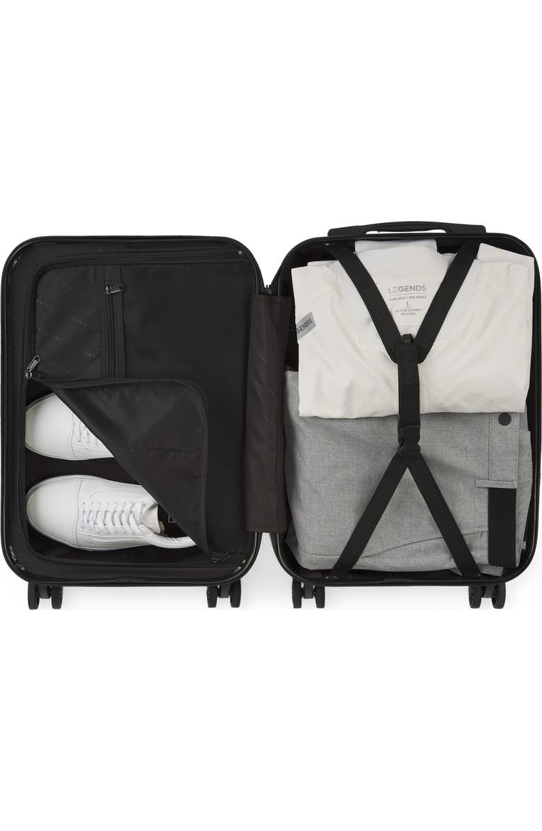 bugatti The Classic Hardside Carry-on Luggage with Double Wheels, Alternate, color,