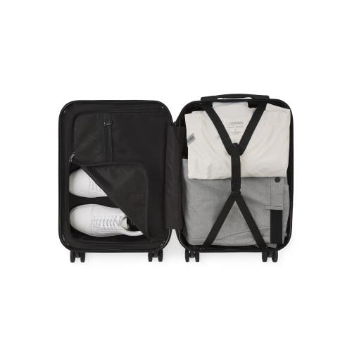 Bugatti The Classic Hardside Carry-on Luggage With Double Wheels In Black
