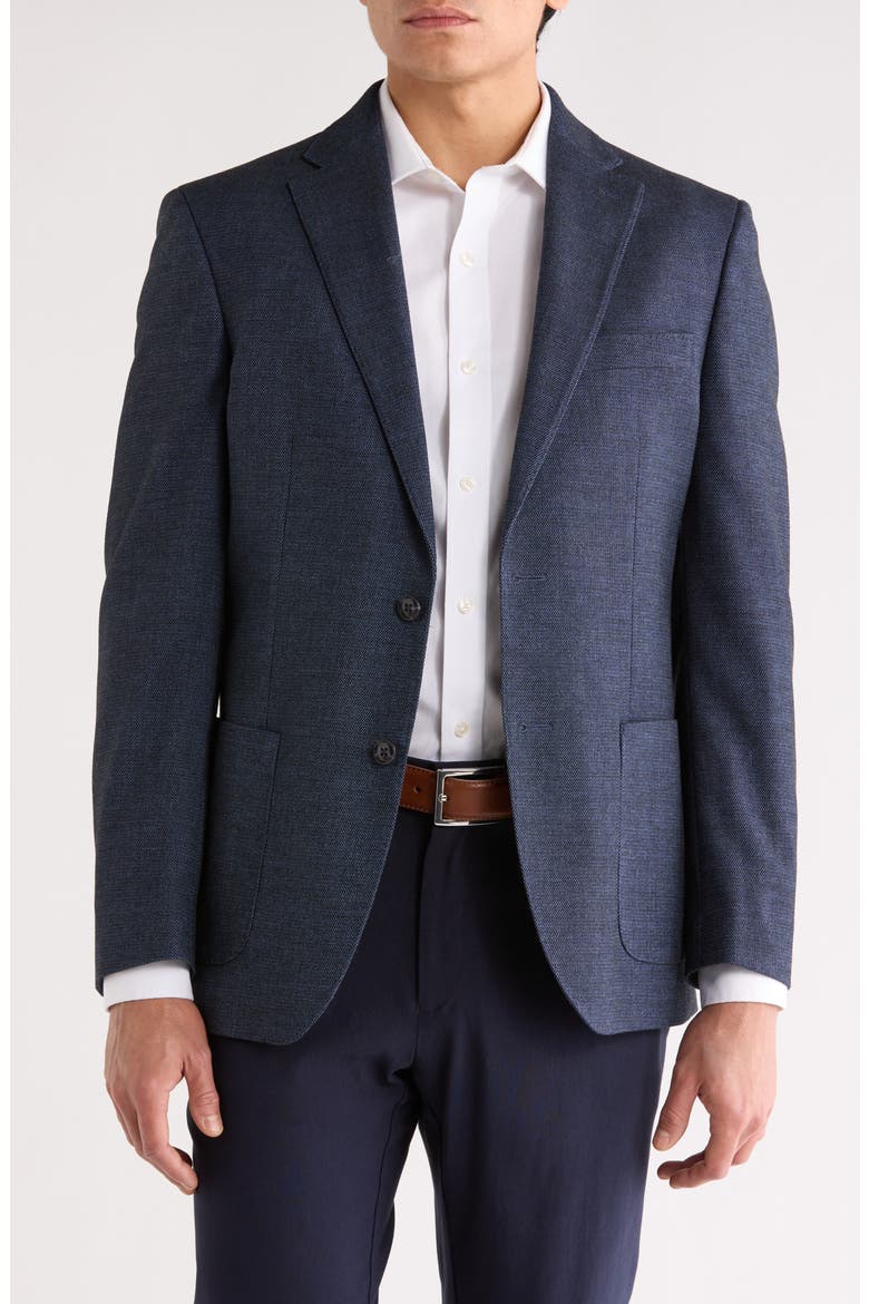 Notch Lapel Sport Coat, Main, color, BLUE