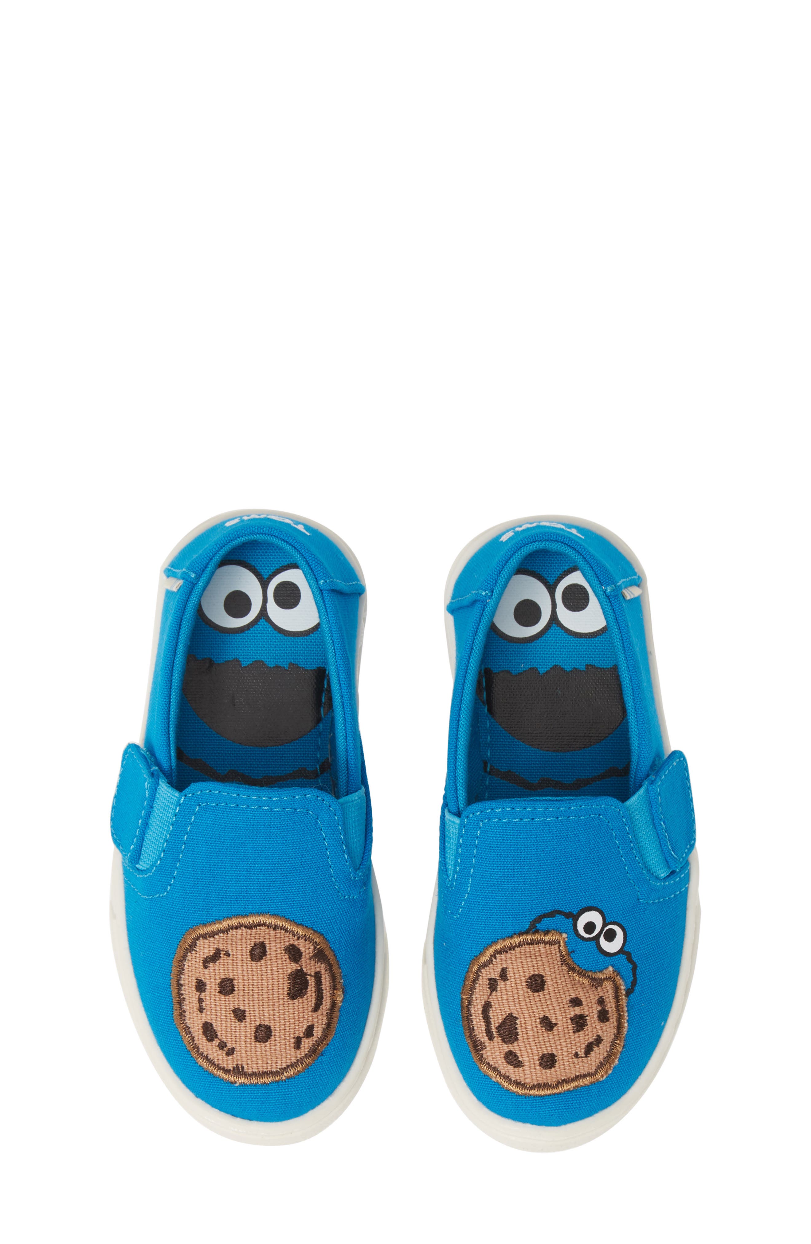 TOMS x Sesame Street<sup>®</sup> Luca - Cookie Monster Slip-On Sneaker, Main, color, 