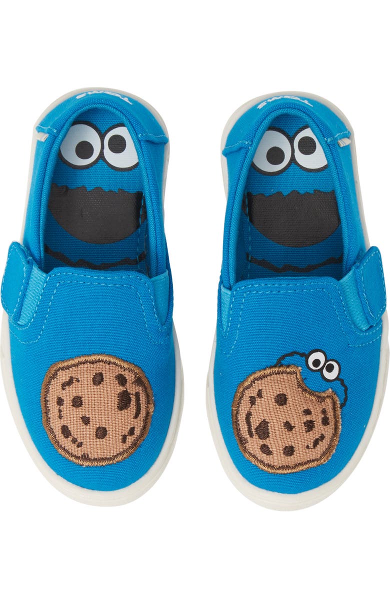 TOMS x Sesame Street<sup>®</sup> Luca - Cookie Monster Slip-On Sneaker, Main, color,