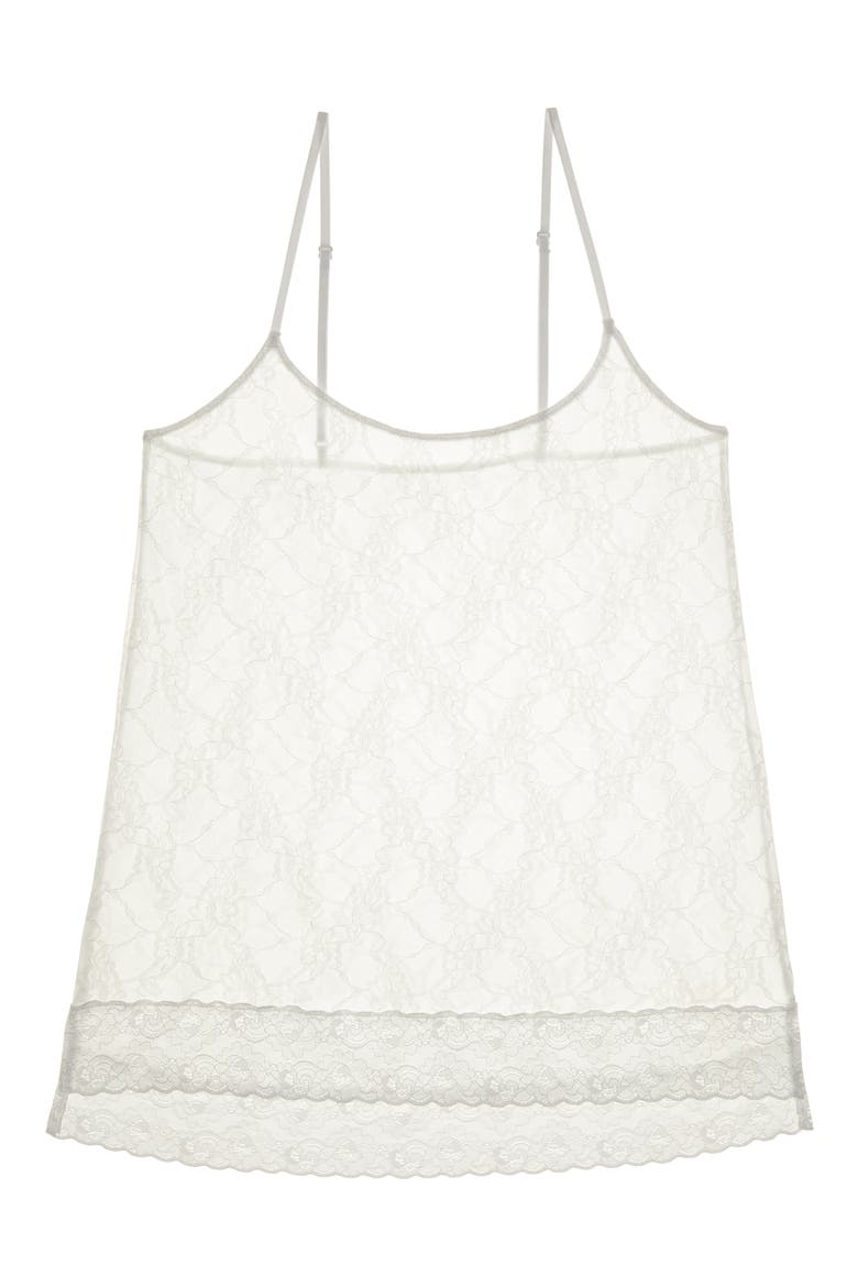 Bliss Allure Lace Camisole, Alternate, color, WHITE