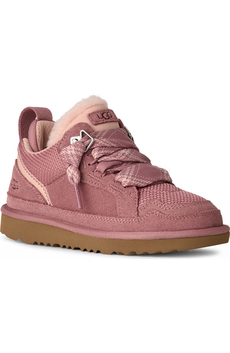 UGG<sup>®</sup> Kids' Lowmel Sneaker, Main, color, Pink Dawn