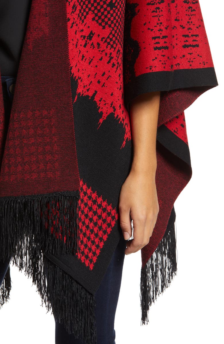 Ming Wang Fringe Wrap, Alternate, color,