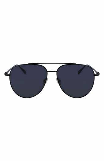 FERRAGAMO Gancini Evolution 61mm Aviator Sunglasses