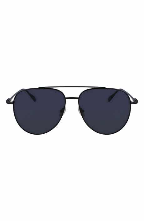 FERRAGAMO Gancini Evolution 61mm Aviator Sunglasses