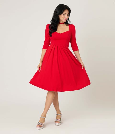 Sweetheart Swing Dress