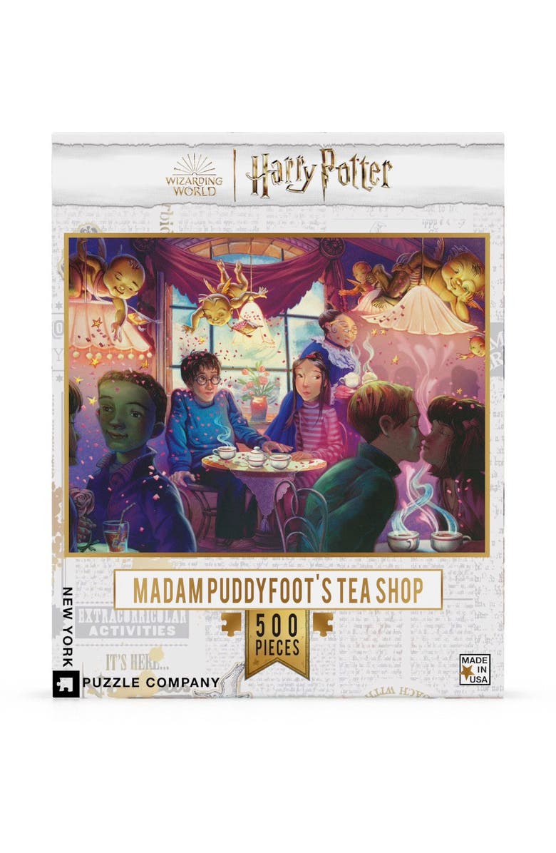 NEW YORK PUZZLE COMPANY Madam Puddifoot's Tea Shop 500 Piece Puzzle, Main, color, NO COLOR