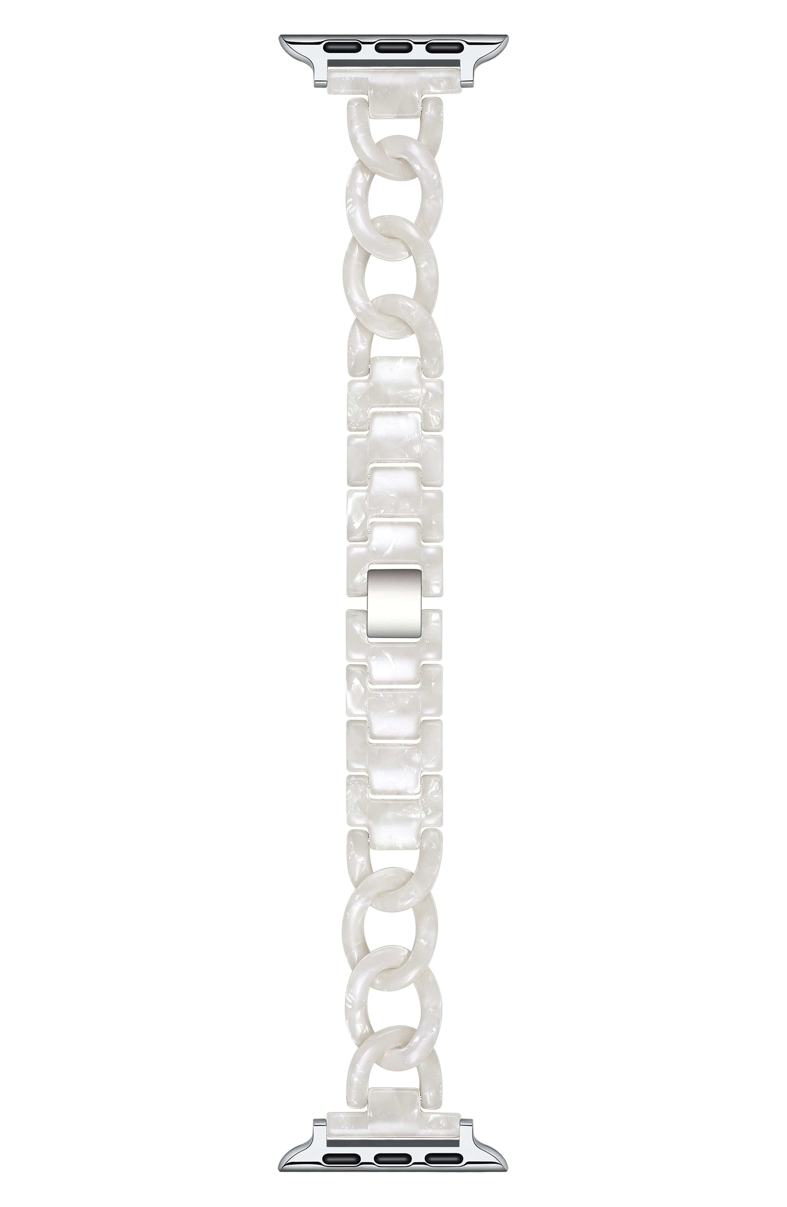 The Posh Tech Kit Tortoise Resin Link Apple Watch® Watchband