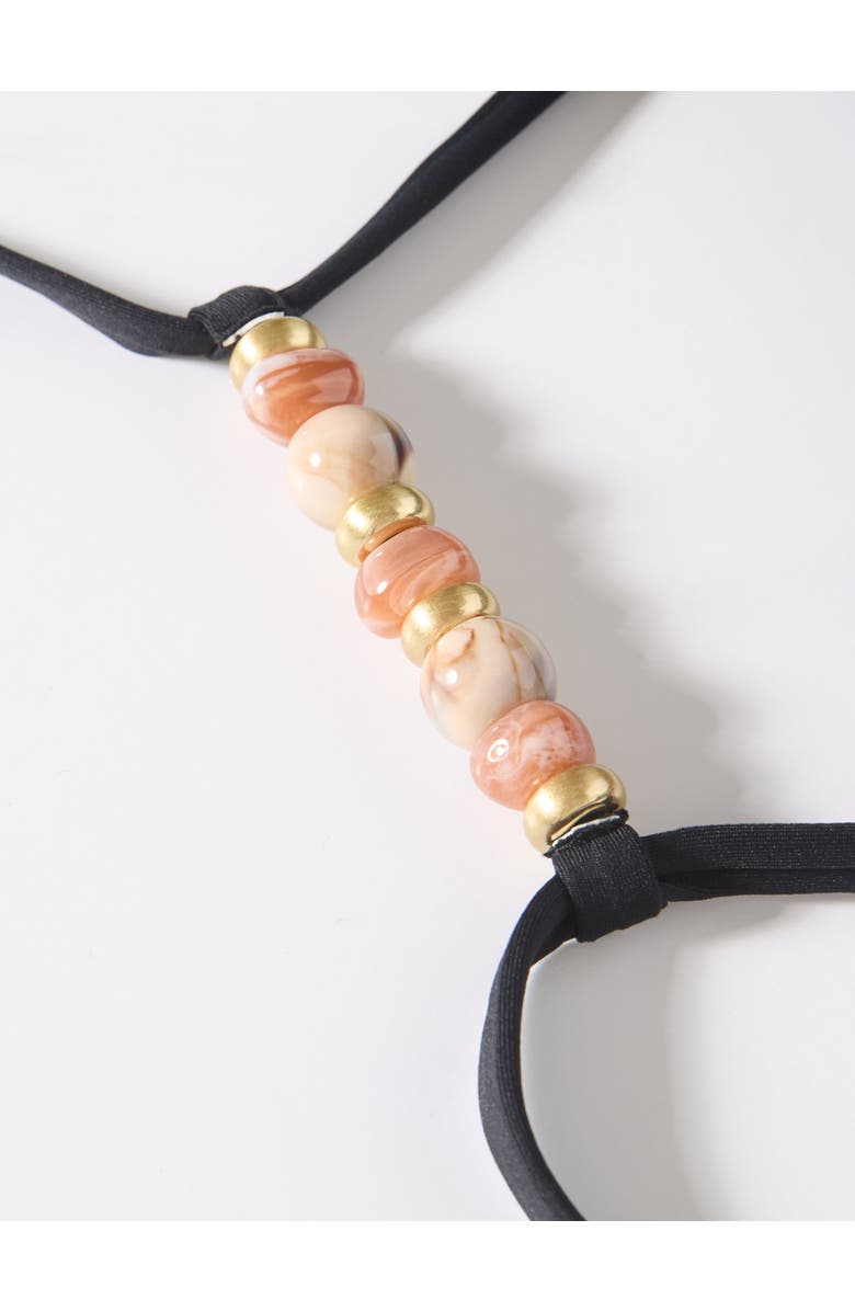 Vince Camuto Triangle Bikini Swim Top, Alternate, color, Black