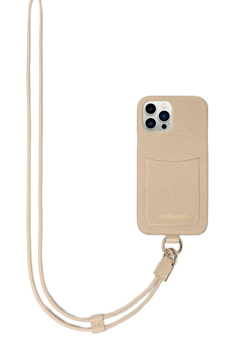 Sling Phone Case, Alternate, color, Saharan Nude