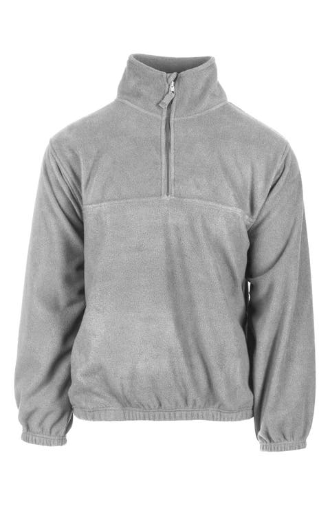 Polar Fleece Quarter Zip Sweatshirt