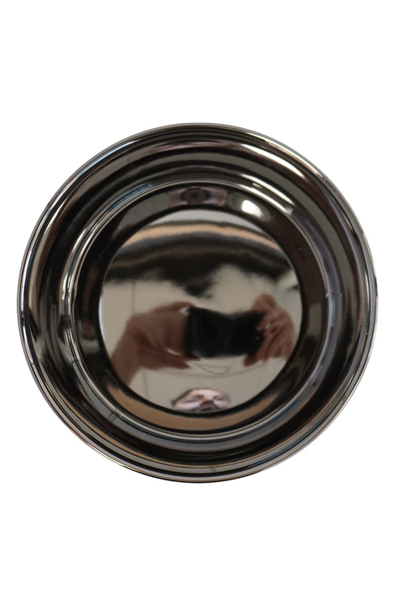 Bark by Dog Luigi Luxe Dog Bowl, Alternate, color, Silver